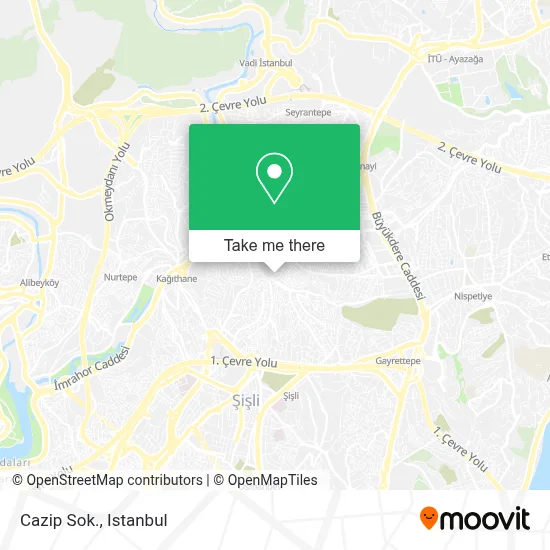 Cazip Sok. map