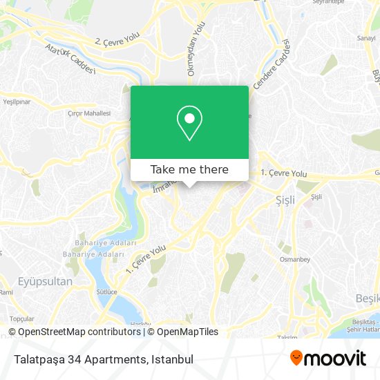 Talatpaşa 34 Apartments map