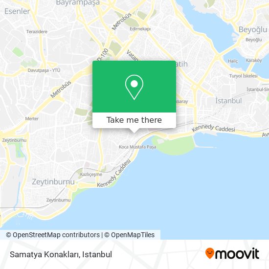 Samatya Konakları map