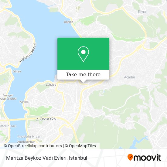 Maritza Beykoz Vadi Evleri map