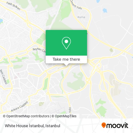 White House İstanbul map