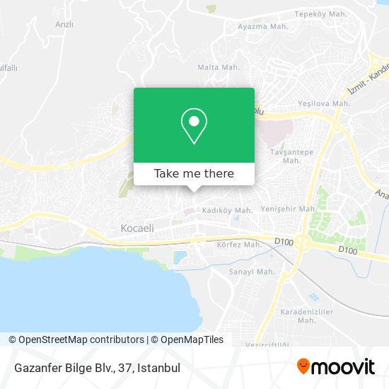 Gazanfer Bilge Blv., 37 map