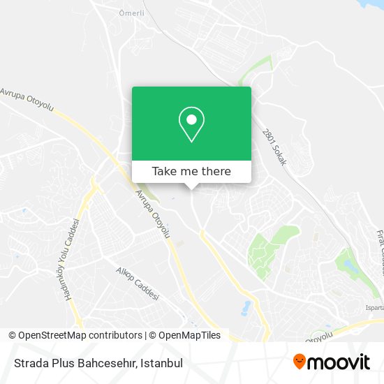 Strada Plus Bahcesehır map