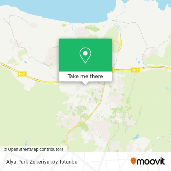 how to get to alya park zekeriyakoy in sariyer by bus or cable car