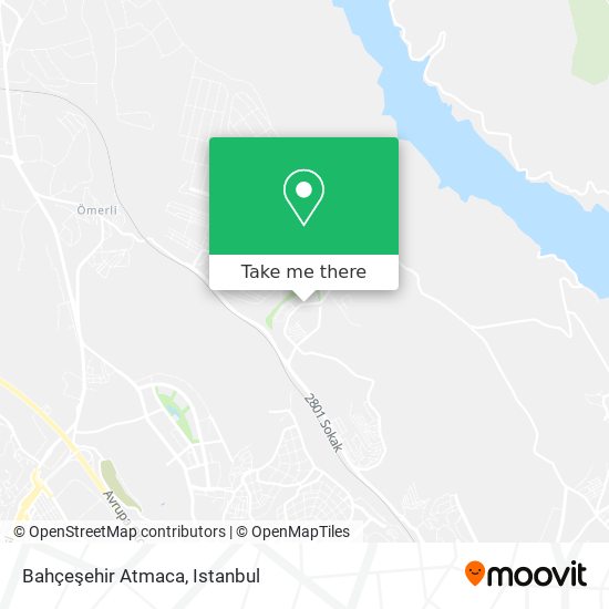 Bahçeşehir Atmaca map