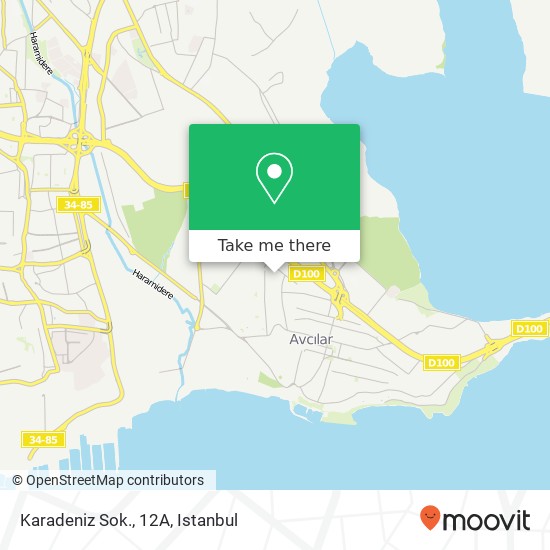 Karadeniz Sok., 12A map