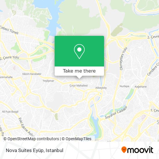 Nova Suites Eyüp map