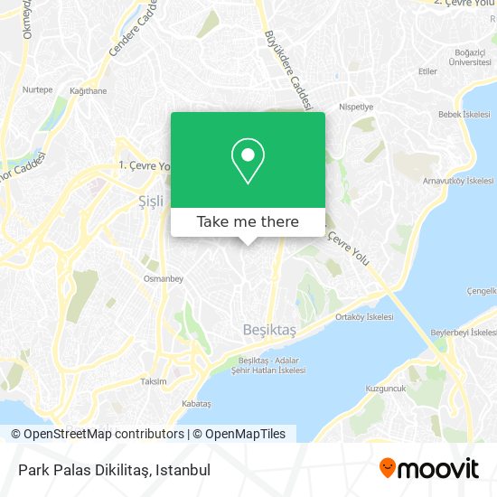 Park Palas Dikilitaş map