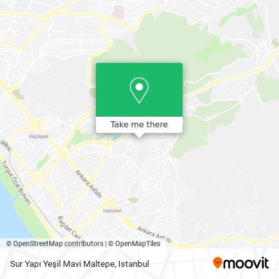 Sur Yapı Yeşil Mavi Maltepe map