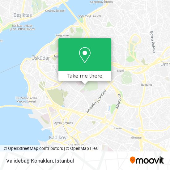 Validebağ Konakları map