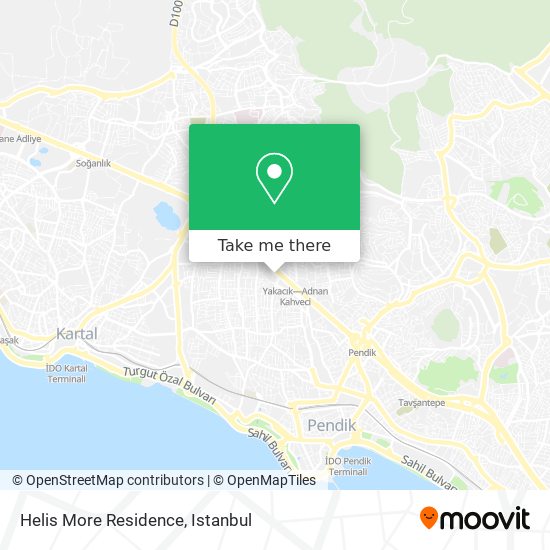 how to get to helis more residence in kartal by bus cable car metro train or ferry