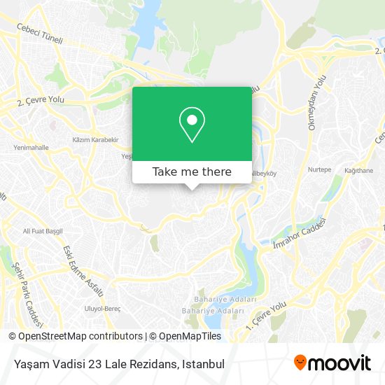 Yaşam Vadisi 23 Lale Rezidans map