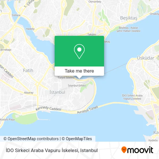 İDO Sirkeci Araba Vapuru İskelesi map