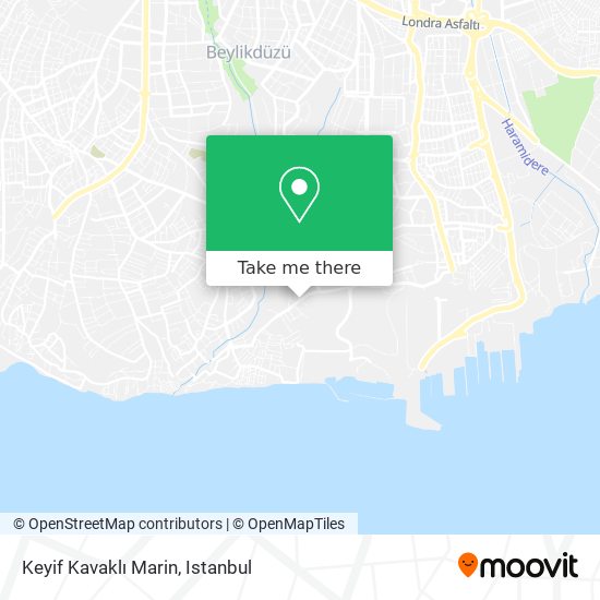 Keyif Kavaklı Marin map