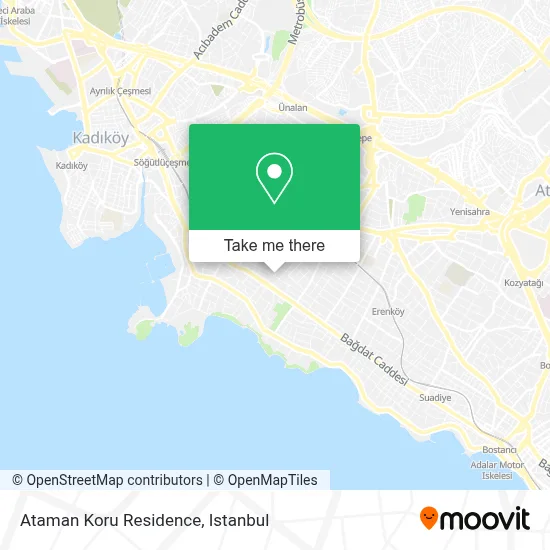 Ataman Koru Residence map