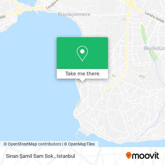 Sinan Şamil Sam Sok. map
