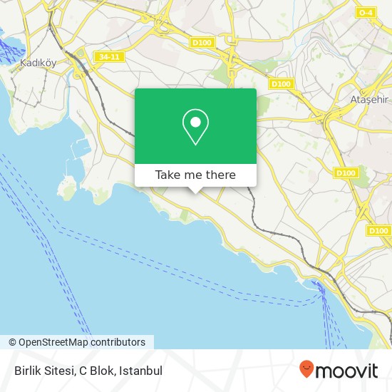 Birlik Sitesi, C Blok map