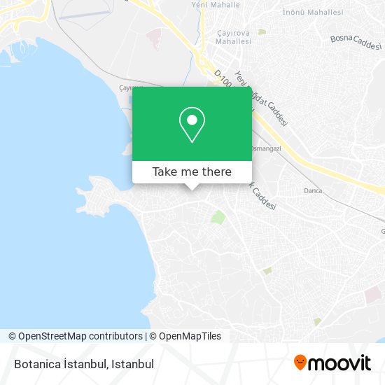Botanica İstanbul map