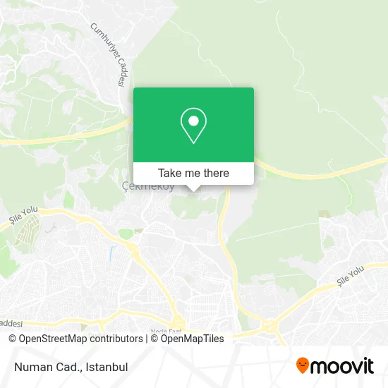 Numan Cad. map