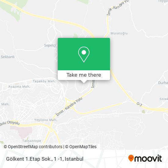 Gölkent 1.Etap Sok., 1 -1 map