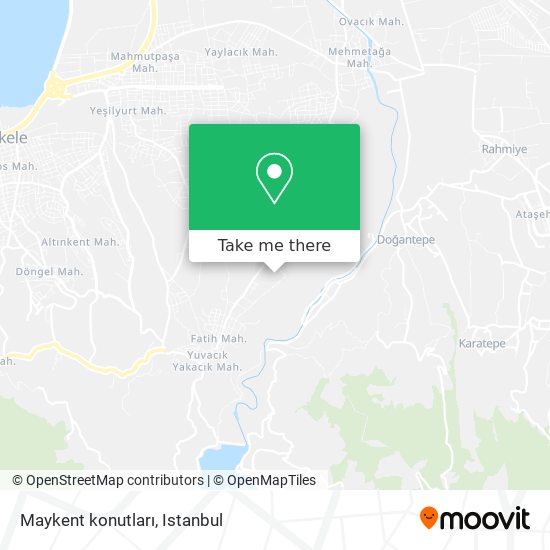 Maykent konutları map