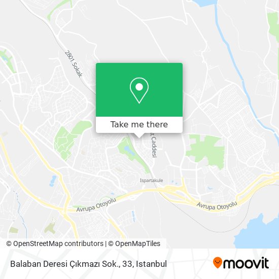 Balaban Deresi Çıkmazı Sok., 33 map