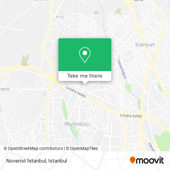 Noverist İstanbul map