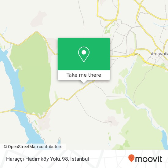 Haraççı-Hadımköy Yolu, 98 map