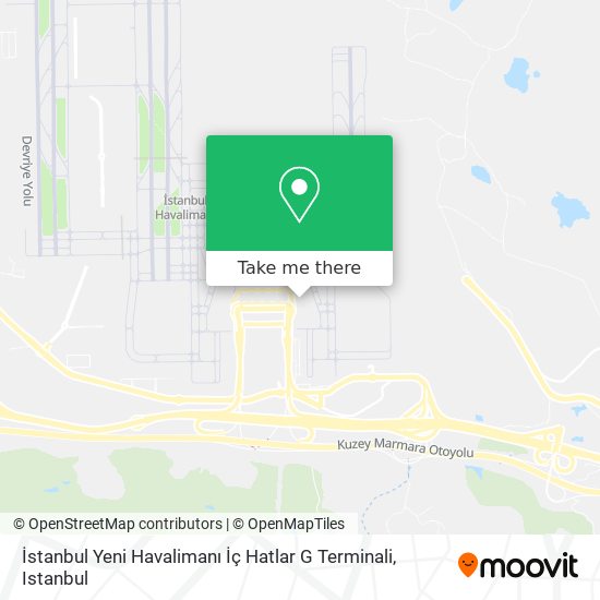 İstanbul Yeni Havalimanı İç Hatlar G Terminali map
