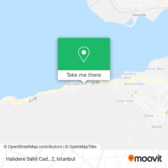 Halıdere Sahil Cad., 2 map