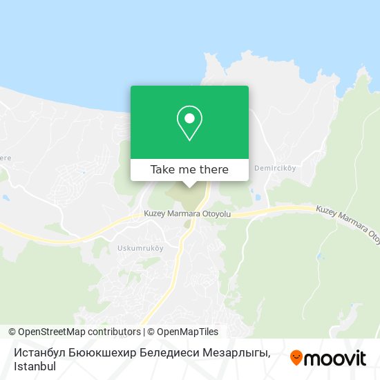 Истанбул Бююкшехир Беледиеси Мезарлыгы map