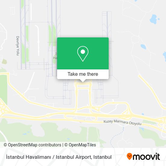 İstanbul Havalimanı / Istanbul Airport map