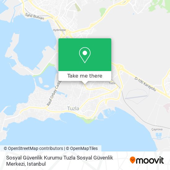 Sosyal Güvenlik Kurumu Tuzla Sosyal Güvenlik Merkezi map