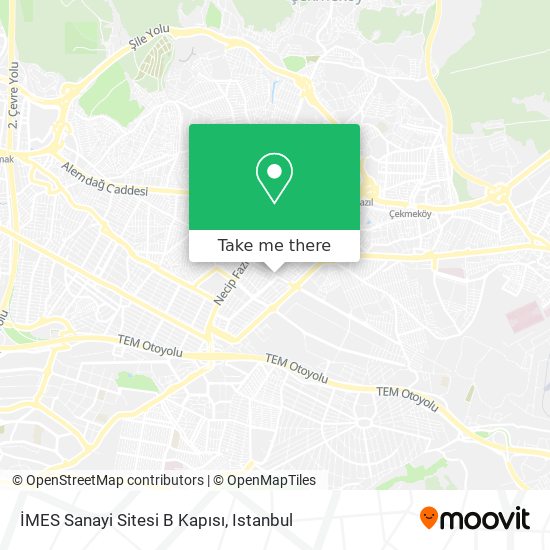 İMES Sanayi Sitesi B Kapısı map