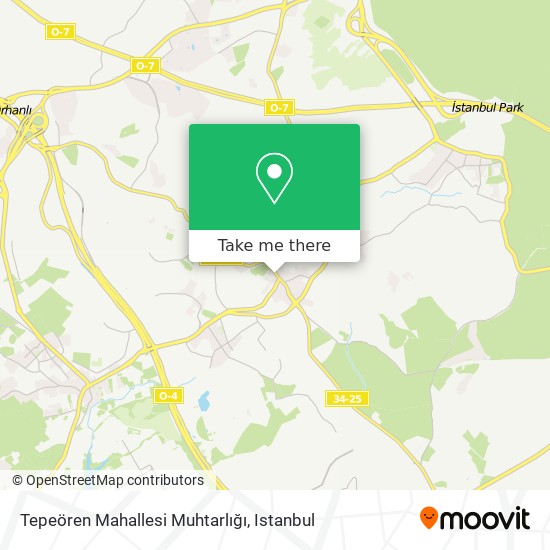 Tepeören Mahallesi Muhtarlığı map