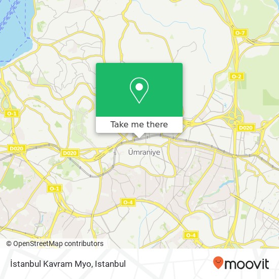 İstanbul Kavram Myo map