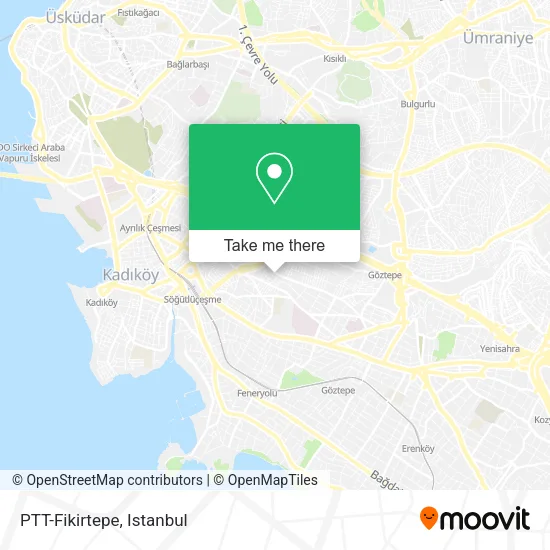 PTT-Fikirtepe map