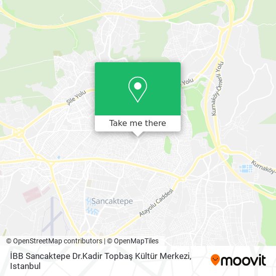 İBB Sancaktepe Dr.Kadir Topbaş Kültür Merkezi map