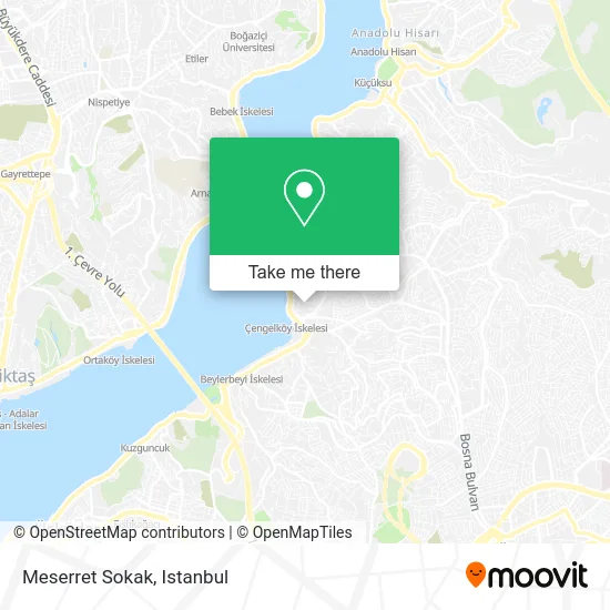 Meserret Sokak map