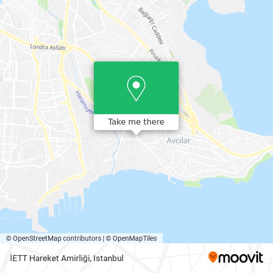 İETT Hareket Amirliği map