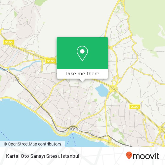 Kartal Oto Sanayı Sıtesı map