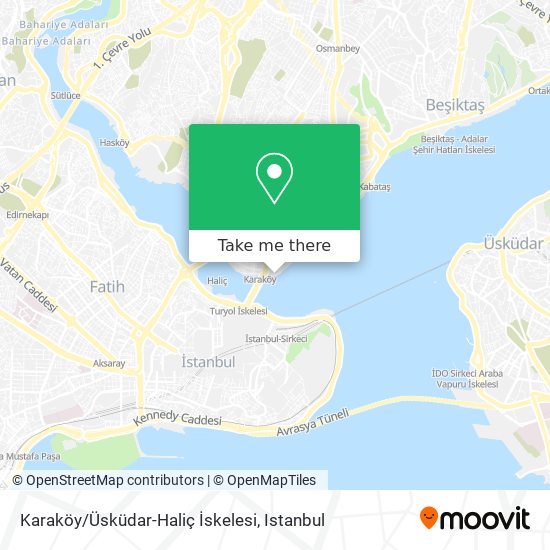 Karaköy/Üsküdar-Haliç İskelesi map