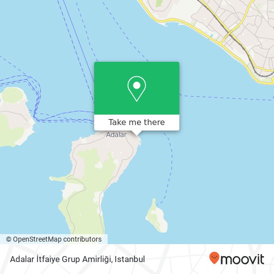 Adalar İtfaiye Grup Amirliği map