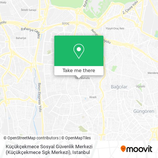 Küçükçekmece Sosyal Güvenlik Merkezi (Küçükçekmece Sgk Merkezi) map