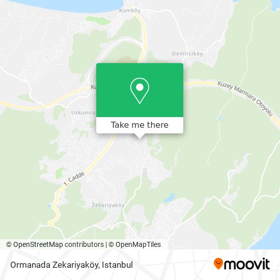 Ormanada Zekariyaköy map