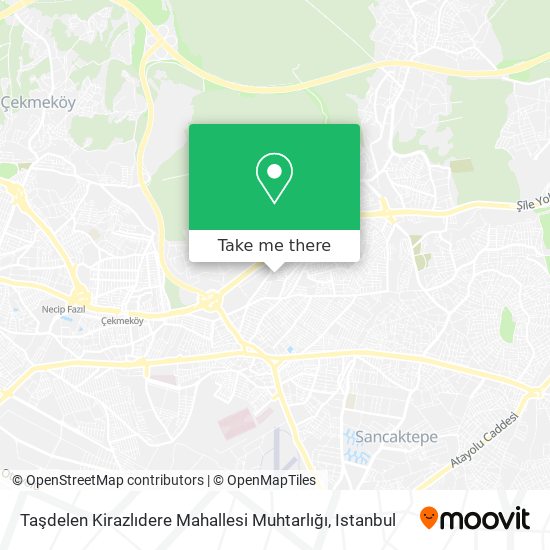 Taşdelen Kirazlıdere Mahallesi Muhtarlığı map