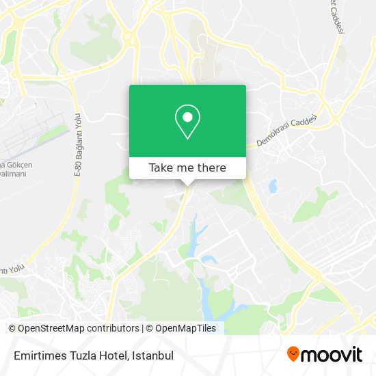Emirtimes Tuzla Hotel map