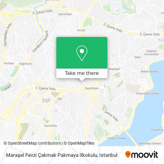 Maraşel Fevzi Çakmak Pakmaya Ilkokulu map