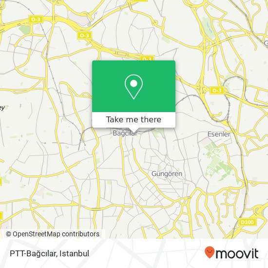 PTT-Bağcılar map