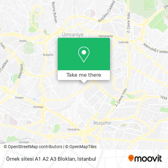 Örnek sitesi A1 A2 A3 Blokları map